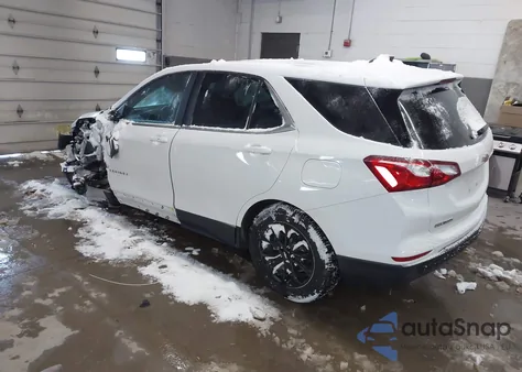 2021 Chevrolet Equinox Awd Lt из США, поврежденный, VIN 3GNAXUEV2MS124174